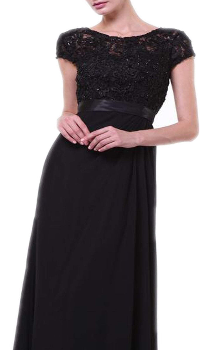 Lace Bateau Neck Sheath Dress