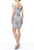 Terani Couture - 1922C0076 Jewel Appliqued Off Shoulder Short Dress