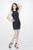 Primavera Couture - 1923 Beaded Jewel Sheath Dress In Blue