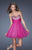 La Femme - 19250 Embellished Sweetheart Empire Cocktail Dress In Purple