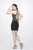 Primavera Couture - 1927 Sequined Halter Cocktail Dress In Black