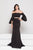 Colors Dress Two-Piece Off-Shoulder Flounce Gown 1928 In Red
