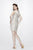 Primavera Couture - 1930 Beaded Sheath Cocktail Dress In Neutral