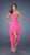 La Femme - 19359 Strapless Beaded High Low Gown In Pink