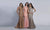 Dave & Johnny - 1937W Cap Sleeve Ornate Lace Trumpet Gown in Brown and Gray
