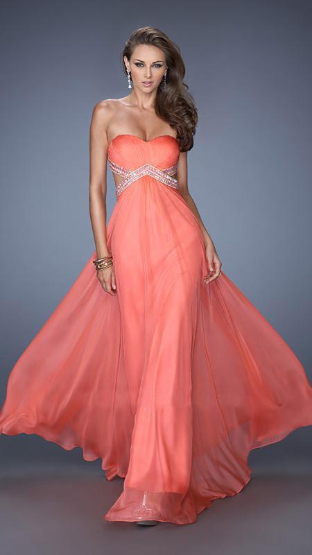 La Femme - Prom Dress 19382-Orange