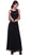 Cinderella Divine - Lace Embroidered Bateau Neck Sheath Dress
