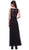 Cinderella Divine - Lace Embroidered Bateau Neck Sheath Dress