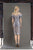 Janique - 1939 Off-Shoulder Metallic Cocktail Dress In Silver