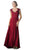 Sheer Embellished V-neck Sheath Dress