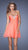 La Femme - Short Dress 19431 in Orange