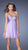 La Femme - Short Dress 19431 in Purple