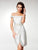 Clarisse - M6561 Beaded Brocade Off-Shoulder Tulip Dress in Ivory