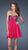 La Femme - 19447 Strapless Sequin Adorned Empire A-Line Dress in Pink