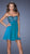 La Femme - Gleaming Sweetheart A-Line Empire Baby Doll Dress 19477 In Green
