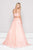 Colors Dress - 1947 Two Piece Strapless Lace Evening Dress In Pink