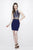 Primavera Couture - 1948 Two Piece Beaded Jersey Dress In Blue