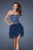 La Femme - 19493 Bedazzled Sweetheart Tulle Dress In Blue