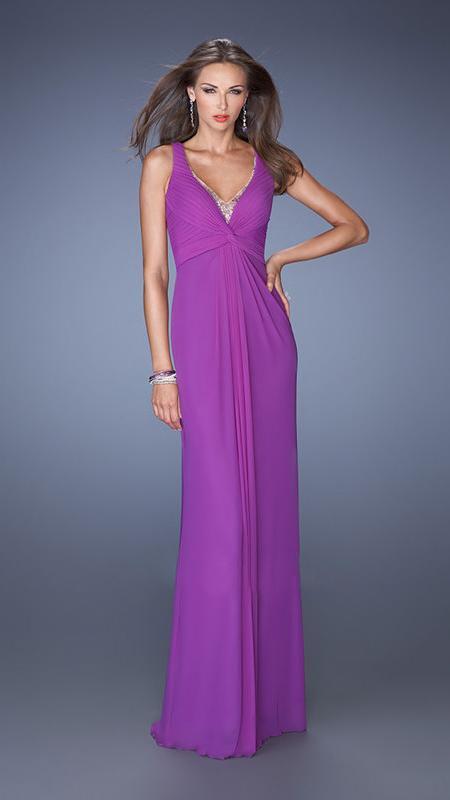 La Femme - Prom Dress 19531 in Purple