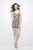 Primavera Couture - 1953 Sexy Back Beaded Cocktail Dress  In Neutral