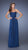 La Femme - 19573 Long Crinkle-Pleated Chiffon Prom Dress in Blue