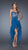 La Femme - 19607 Lace Sweetheart Handkerchief High-Low Gown In Blue