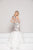 Colors Dress - 1961 Sleeveless Embroidered Mermaid Gown in White and Multi-Color