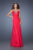 La Femme - Sleeveless Crystal-Trimmed Gown 19647 - 1 Pc Hot Fuchsia in Size 8 and 1 Pc Ice Purple in Size 16 Available