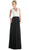 Lace Scalloped V-neck A-line Dress