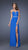 La Femme - 19671 Strapless Fitted Sheath Gown with Slit  in Blue