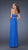 La Femme - 19671 Strapless Fitted Sheath Gown with Slit  in Blue