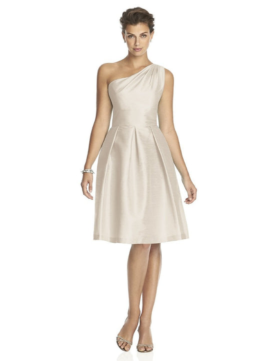 Alfred Sung - D458 Bridesmaid Dress in Champagne