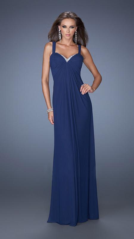 La Femme - Prom Dress 19704 in Blue
