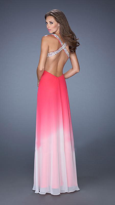 La Femme - Prom Dress 19709 in Pink