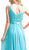 Plunging Sweetheart Empire Chiffon Long Formal Dress