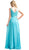 Cinderella Divine - Plunging Sweetheart Empire Chiffon Long Formal Dress