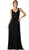 Cinderella Divine - Plunging Sweetheart Empire Chiffon Long Formal Dress