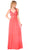 Cinderella Divine - Plunging Sweetheart Empire Chiffon Long Formal Dress
