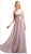 Cinderella Divine - Plunging Sweetheart Empire Chiffon Long Formal Dress