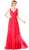 Cinderella Divine - Plunging Sweetheart Empire Chiffon Long Formal Dress