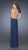 La Femme - Shimmering Ruched with Side Cutouts Evening Gown 19729 In Blue