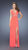 La Femme - 19804 Sleeveless Ruched V-Neck A-Line Dress  In Pink