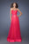 La Femme - 19809 Strapless Sweetheart Tulle Gown In Pink