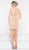 Colors Dress - 1981 Ornate Ladder Strapped Glitter Short Dress in Neutral and Gold