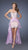 La Femme Gigi - 19816 Strapless Embellished Fitted High Low Dress in Purple