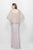 Primavera Couture - 1986 Beaded Scoop Fitted Dress With Overlay In Pink