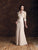 Montage by Mon Cheri - 19901P Scalloped Lace Sheath Gown with Bolero In Brown