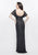 Primavera - 1991 Embellished Scoop Sheath Dress in Gray