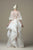 Saiid Kobeisy - RTWSS19-19 Embroidered Bateau Tulle A-line Gown in White And Pink