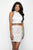 Blush Black - B115 Sequined Baroque Two-Piece Dress